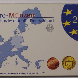 Germany Stuttgart F 2003 Euro Set Coins
