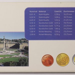 Alternative view of Germany Stuttgart F 2003 Euro Set Coins