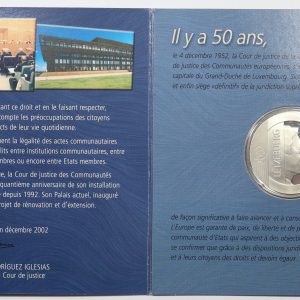 Alternative view of Luxemburg 25 Euro 2002 Silver Coin Proof