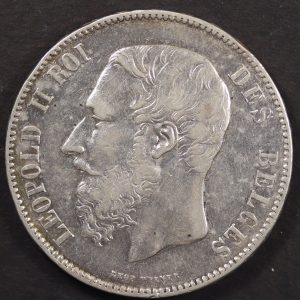 Belgium 5 Francs 1871 GC1004