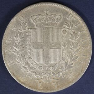 Alternative view of 5 LIRA 1873 GC1026