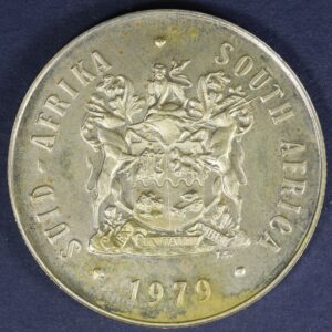 Alternative view of South Africa 1 Rand 1979 Silver Coin GC1013