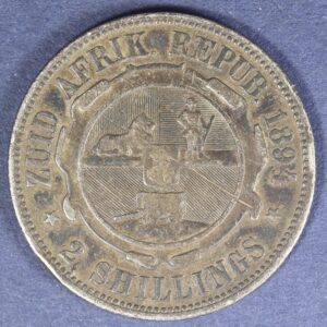 Alternative view of 2 Shillings 1894 Silver Coin GC1012