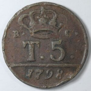 5 TORNEZI 1798 NAPLES-SICILY GC1019