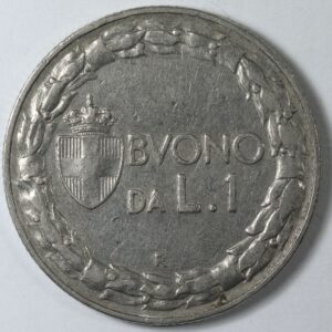Alternative view of Italy 1 Lira 1923 GC1025