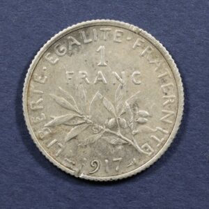 Alternative view of Switzerland 1 Franc 1917 GC1029