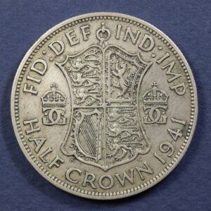 Alternative view of United Kingdom 1/2 Crown 1941 GC1032