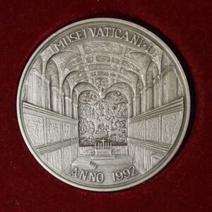 Ασημενιο Μεταλλιο Βατικανου Μουσειον Μιχαηλ Αγγελος 1992