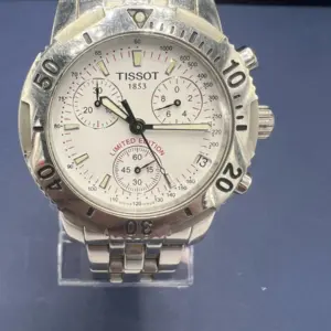 Tissot Michael Owen Limited Edition ρολόι 40 mm μεταχειρισμένο, ανδρικό, άσπρο