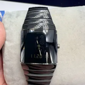 Rado Diastar Titanium ρολόι σαν καινούργιο, μαύρο unisex