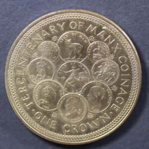 Alternative view of Isle of Man 1 Crown 1979 GC1077