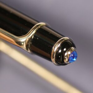 Alternative view of Πένα Cartier Mini Diabolo 18Κ χρυσή μύτη blue stone σαν καινούργια
