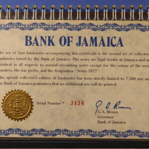 Alternative view of Bank of Jamaica Banknotes