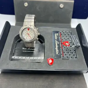 Ρολόι Torino Lamborghini Chronograph σαν καινούργιο σε πολυτελή ξύλινη κασετίνα