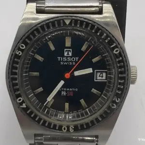 Ρολόι Tissot Roger Moore automatic μεταχειρισμένο, ασημί, 36mm