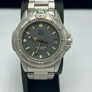 Tag Heuer Logo Quartz 38mm μεταχειρισμένο, ασημί