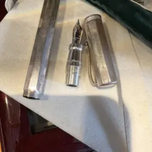 Alternative view of Πένα Montegrappa Reminiscence 925 ασήμι 18K χρυσό μύτη καινούργια