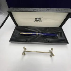 Alternative view of Montblanc Generation Πένα 14κ μύτη μπλε λάκα μεταχειρισμένη