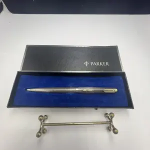 Parker 75 Cisele ασημένιο στυλό μεταχειρισμένο, στο κουτί του