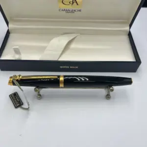 Caran d’Ache Leman Ebony πένα καινούργια με μύτη 18k