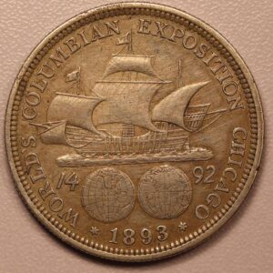 HALF DOLLAR 1893 SILVER