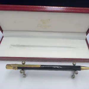 Cartier Trinitry στυλό μαύρο σώμα μεταχειρισμένο, στο κουτί του