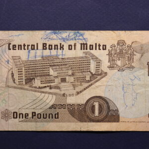 Alternative view of Malta 1 Lira 1979 A/2-019001 GB1165