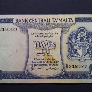 Malta 5 Liri 1973 B/11-318583 GB1167