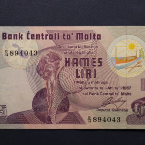 Malta 5 Liri 1973 B/14-894043 GB1169