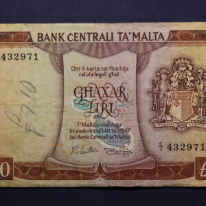 Malta 10 Liri 1973 C/3-432971 GB1170