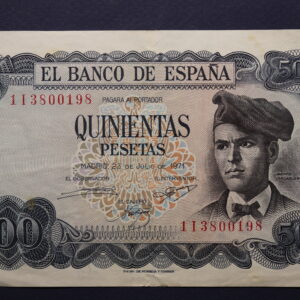Spain 500 Pesetas 1971 GB1172