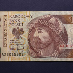 Poland 10 Zlotys 1994 AX3065309 GB1174