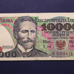 Poland 10000 Zlotys 1988 W6206625 GB1178