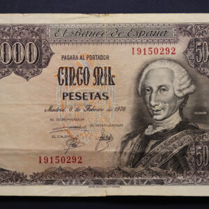 Spain 5000 Pesetas 1976 GB1181