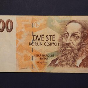 Alternative view of Czech Republic 200 Korun 1998 GB1191