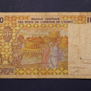 Alternative view of Western African States 1000 Francs 1991 GB1195