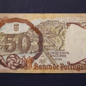 Alternative view of Portugal 50 Escudos 1964 BNP12194 GB1200