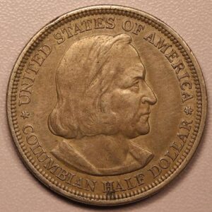 Alternative view of HALF DOLLAR 1893 SILVER