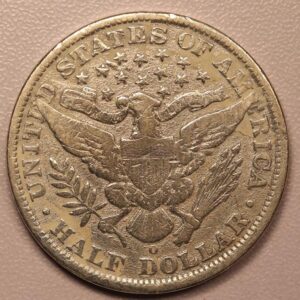 Alternative view of BARBER HALF DOLLAR 1906 O