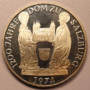 Alternative view of 50 SHILLINGS 1974 PROOF