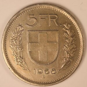 5 FRANCS 1968 GC1117