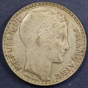 Alternative view of 10 FRANCS 1933 SILVER GC1133