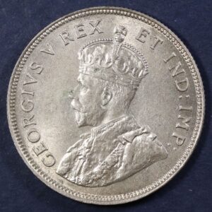Alternative view of 1 SHILLING 1924 SILVER SOUTH AFRICA GC1152