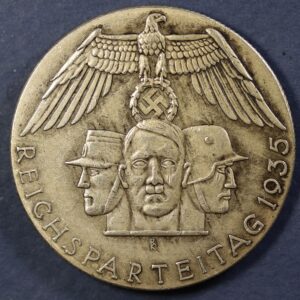 ΜΕΤΑΛΛΙΟ ΑΔΟΛΦΟΣ ΧΙΤΛΕΡ 1935 ΝΥΕΡΕΜΒΕΡΓΗ