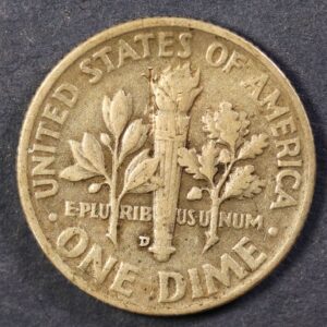 Alternative view of DIME 1951 SILVER GC1160