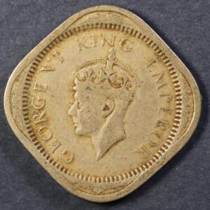 Alternative view of 2 ANNAS 1941 INDIA GC1166
