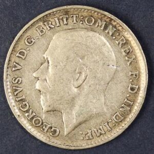 Alternative view of 3 PENCE 1916 SILVER GC1167