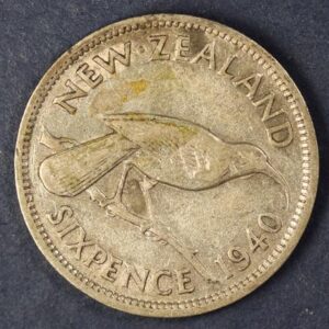 6 PENCE 1940 SILVER GC1171