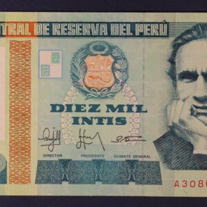 Peru 10000 Intis 1988 GB1218