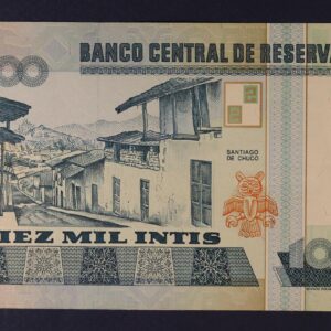 Alternative view of Peru 10000 Intis 1988 GB1218